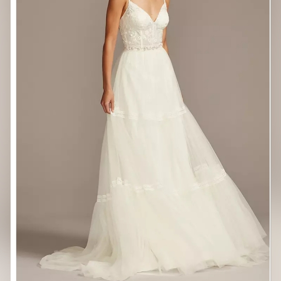 Melissa Sweet Wedding Dress Size 8 - Picture 3 of 14